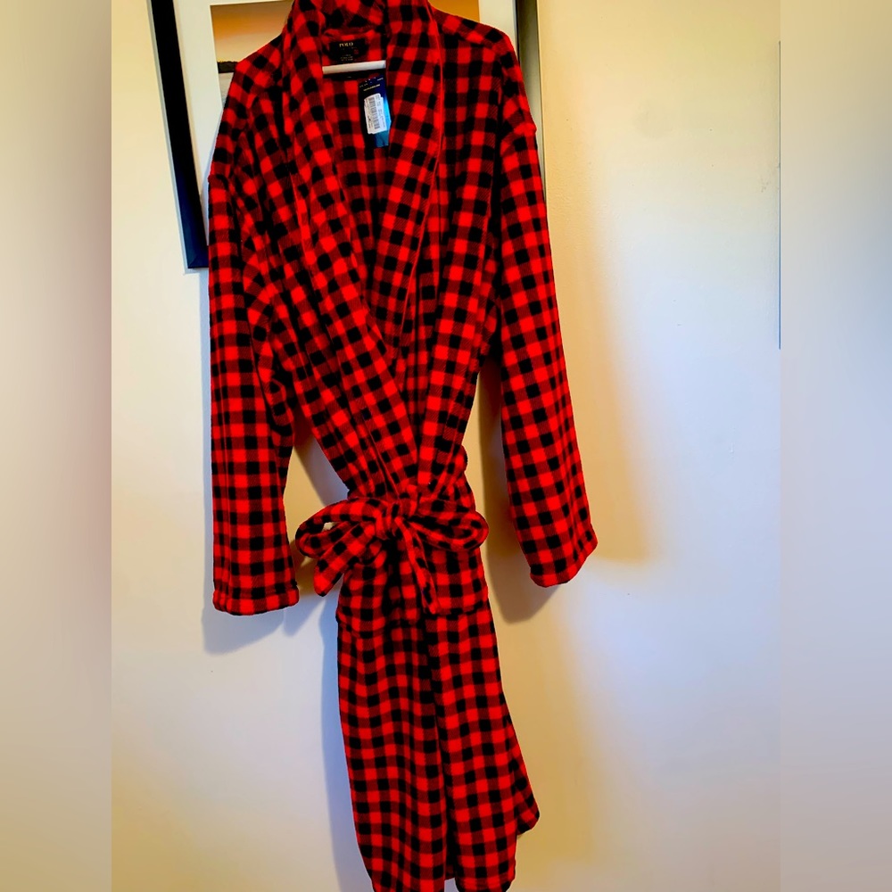 Ralph Lauren Polo Plaid Robe